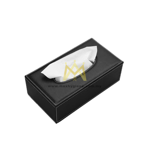 Leather Tissue Cover Box - Image 2